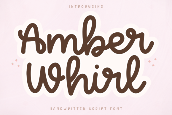 Amber Whirl: The Cozy Handwritten Script Font