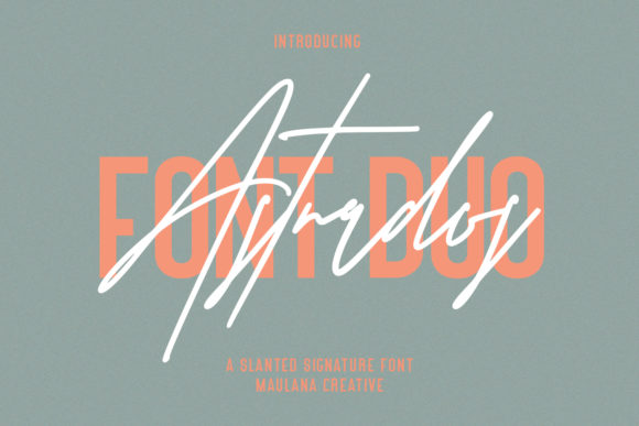 Astrados Signature: A Designer's Take on This Versatile Duo Font