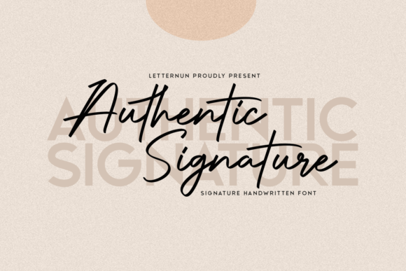 Authentic Signature: Your Go-To Script Font for Personal Projects