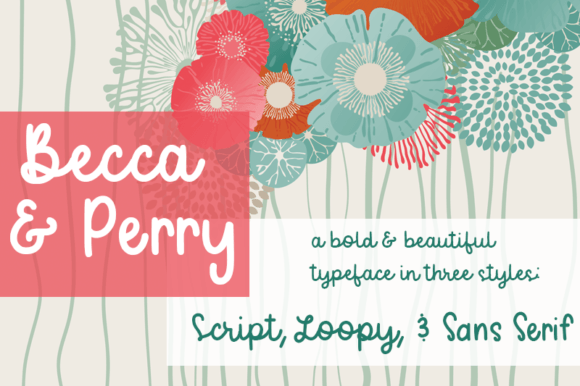 Becca and Perry: A Versatile Font Family for Modern Design