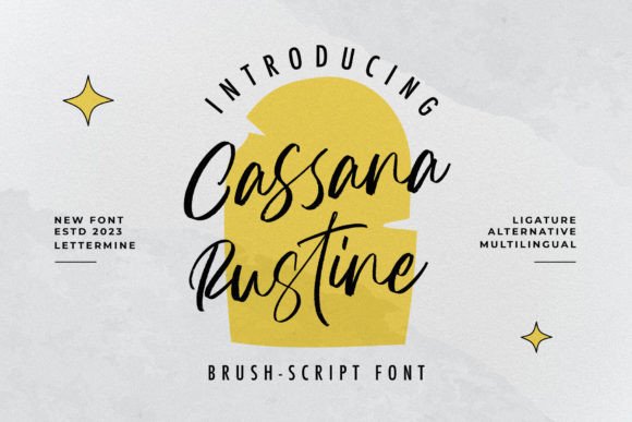 Cassana Rustin: An Elegant Script for Modern Design