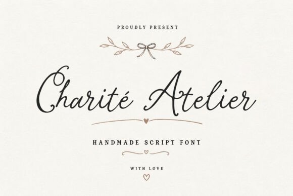 Charite Atelier: The Handwritten Script Font for Elegant Design