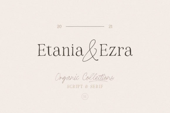 Etania & Ezra: A Serif and Script Font Duo for Authentic Branding