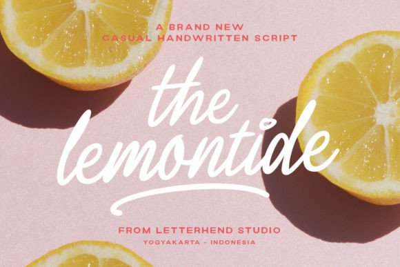 Lemontide: A Script Font with a Friendly, Modern Edge