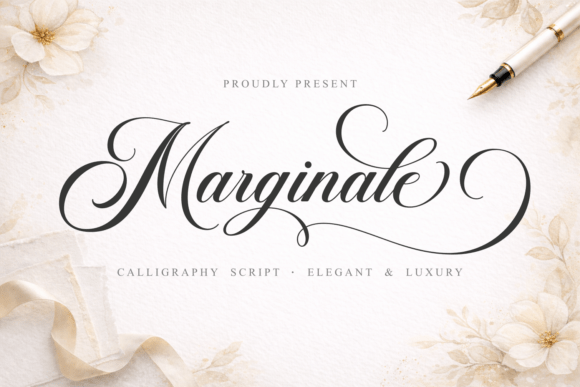 Marginale: A Calligraphy Font for Timeless Design