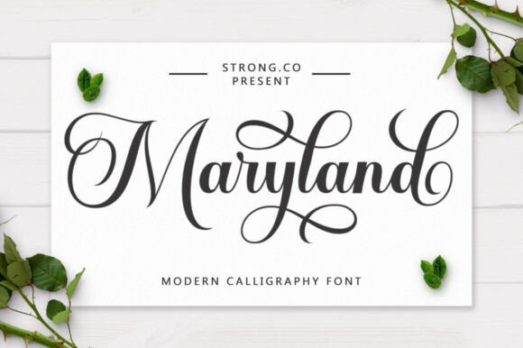 Maryland Script: Your Go-To Font for Elegant, Handcrafted Designs