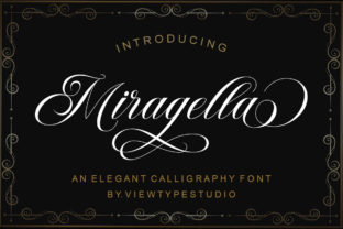 Miragella: A Modern Script Font for Elegant Designs