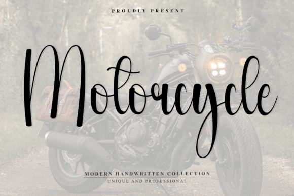 Motorcycle: A Rhythmic Script for Autumnal Elegance