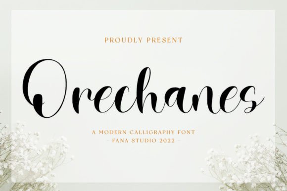 Orechanes: The Romantic Handwritten Font for Modern Design