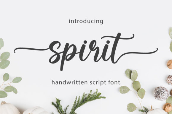 Spirit Font: Adding Refined Elegance to Your Creative Projects
