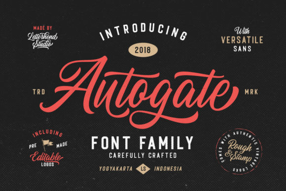 The Autogate Family: A Font Pairing with Character